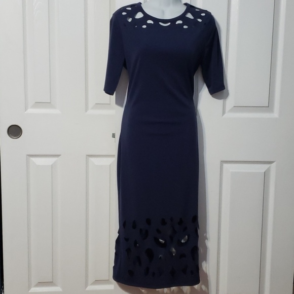 Women's cut out bodycon slim fit party dress M - Picture 2 of 4